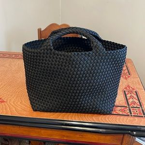 NAGHEDI black tote bag with small zip pouch